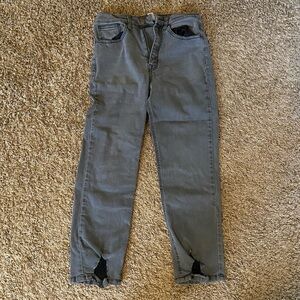 Size 30 black/gray West of Melrose skinny jeans